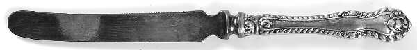 Mazarin (Sterling, 1892, No Monograms) Orange Knife with Silverplate Blade
