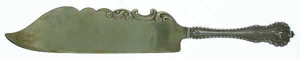 Mazarin (Sterling, 1892, No Monograms) Solid Ice Cream Slicer