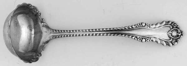 Mazarin (Sterling, 1892, No Monograms) Large Cream Ladle, Solid Piece