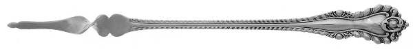 Mazarin (Sterling, 1892, No Monograms) One Tine Butter Pick