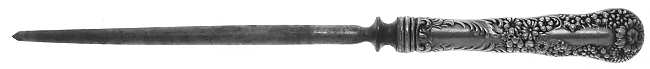 No. 10 (Sterling, 1896) Small Steel Rod Sharpener Knife