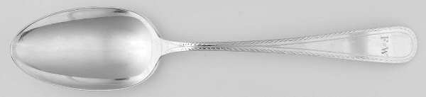 Old English Antique-#1 (Sterling) Monogram Tablespoon (Serving Spoon)