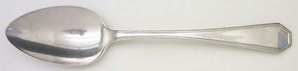 Queen Anne-Plain (Sterling, 1910) Spoon-Dessert/Oval Soup