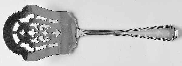 Queen Anne-Plain (Sterling, 1910) Tomato Server, Solid Piece