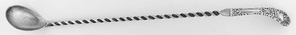 Renaissance (Sterling, 1894) Small Solid Claret Spoon with Twisted Handle