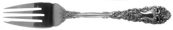 Renaissance (Sterling, 1894) Medium Solid Cold Meat Serving Fork