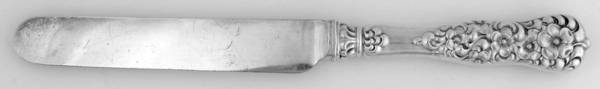 Rococo (Sterling, 1888) Blunt Hollow Knife