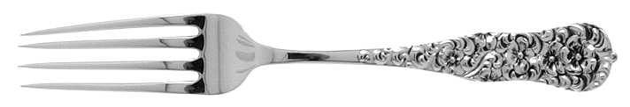 Rococo (Sterling, 1888) Fork
