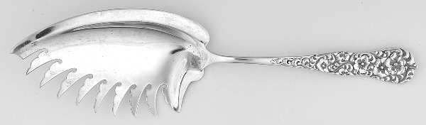 Rococo (Sterling, 1888) Solid Macaroni Server