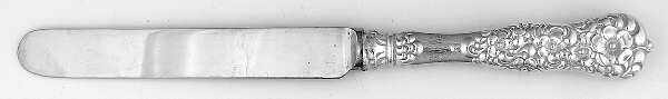 Rococo (Sterling, 1888) Blunt Hollow Knife