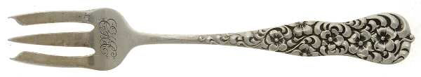 Rococo (Sterling, 1888) Small Individual Solid Fish/Salad Fork