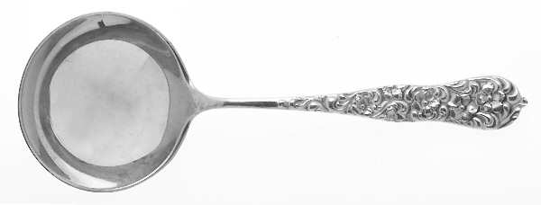 Rococo (Sterling, 1888) Round Bowl Soup Spoon (Bouillon)