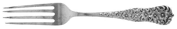 Rococo (Sterling, 1888) Fork