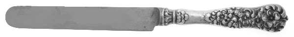 Rococo (Sterling, 1888) Blunt Hollow Knife with Bolster
