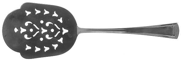 Virginia (Sterling, 1912, No Monograms) Solid Pierced Waffle Server