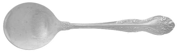 Rosewood (Stainless) Round Bowl Soup Spoon (Cream Soup)