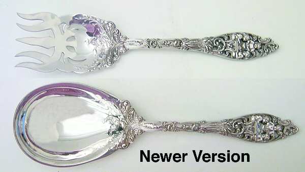 Labors of Cupid (Sterling, Newer) (2 Pc) Solid Salad Set