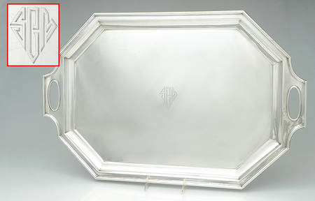 Fairfax (Sterling, Hollowware) Large Waiter Tray
