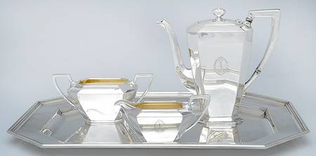 Fairfax (Sterling, Hollowware) 4 Piece Demi Set (SCPM,SCRM,SSUOM,PL17)