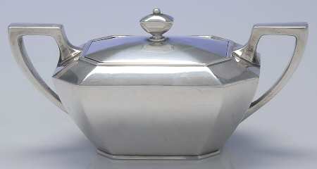 Fairfax (Sterling, Hollowware) Sugar Bowl & Lid