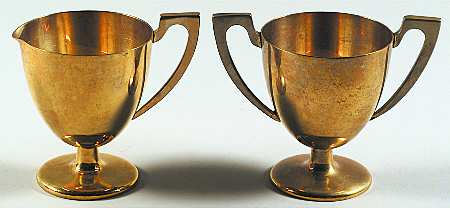 Regal (Dirigold, Hollowware) Creamer & Open Sugar Set
