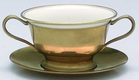 Regal (Dirigold, Hollowware) Bouillon Cup with Liner & Underplate