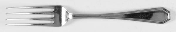 Queen Anne-Plain (Sterling, 1910, Monograms) by Dominick &amp; Haff