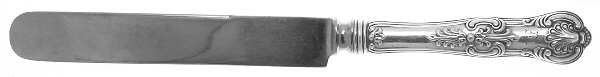 King (Sterling, 1880) Blunt Hollow Knife with Bolster