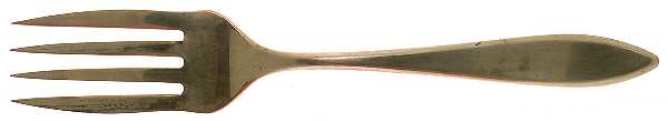 Regal (Dirigold, No Clover) Medium Solid Cold Meat Serving Fork
