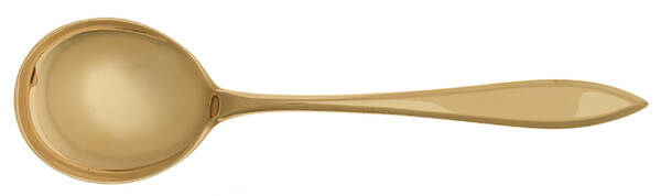 Regal (Dirimetal, Sweden, Possible Clover Backstamp) Round Bowl Soup Spoon (Gumbo)