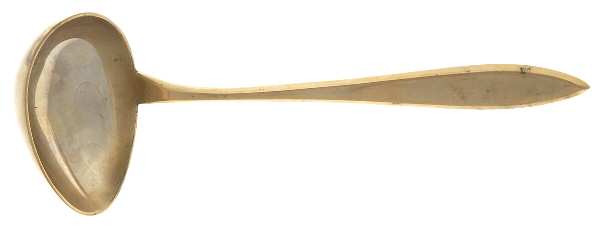 Regal (Dirimetal, Sweden, Possible Clover Backstamp) Solid Gravy Ladle