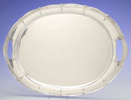 La Salle (Sterling, Hollowware) Large Waiter Tray