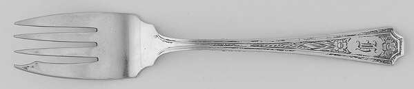 Fairfax-Engraved Y (Sterling) Individual Salad Fork by Durgin