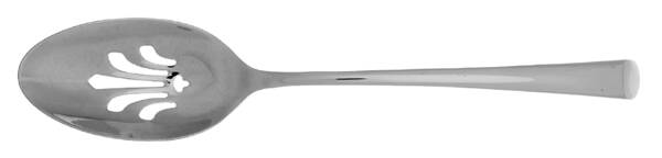 Bistro Cafe (Stainless) Pierced Solid Serving Spoon