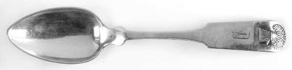 Sheaf of Wheat (Coin) Tablespoon (Serving Spoon)