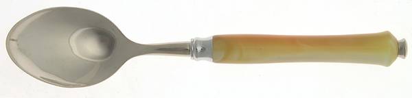Plution-Marble Sage Place/Oval Soup Spoon by Philippe Deshoulieres