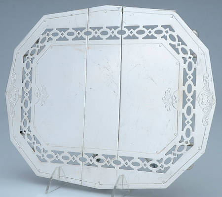 Silverplate Hollowware Expandable Trivet