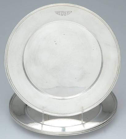 Silverplate Hollowware Service/Dinner Plate - Set of 4