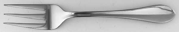 Cafe Floral (Stainless) Solid Serving Fork