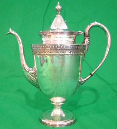 1610 (Silverplate, Hollowware) Silverplate Coffee Pot
