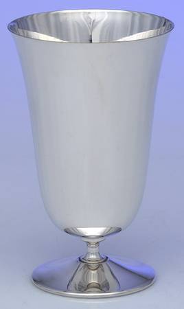 Silverplate Hollowware Iced Tea Goblet by De Uberti Silver