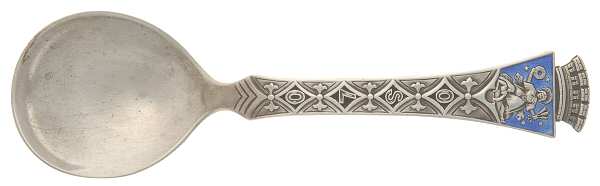 Norway Sounvenir Spoons (Sterling) Norway Sugar Shell Spoon by David Andersen