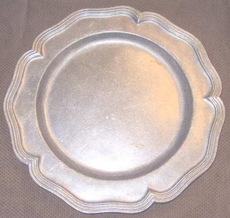 DC6000 (Pewter, Hollowware) Dinner Plate