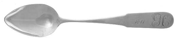 Coin Silver Flatware by David Greenleaf Jr