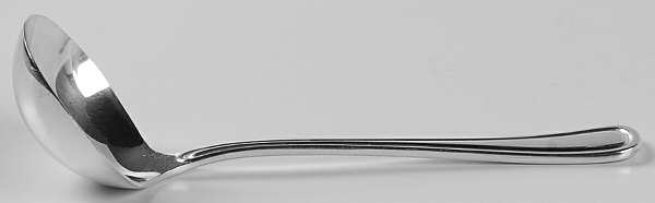 DJ18 (Silverplate) Solid Gravy Ladle