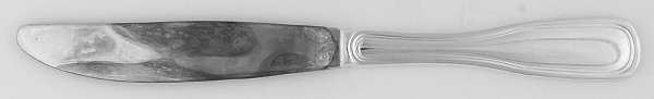 DJ18 (Silverplate) Modern Hollow Butter Spreader (Stainless)