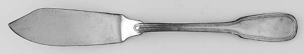 DJ18 (Silverplate) Individual Solid Fish Knife