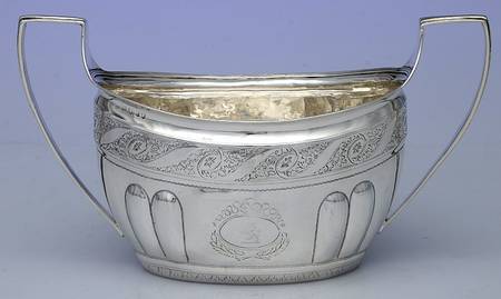 DU2 (Sterling, Hollowware) Open Sugar Bowl