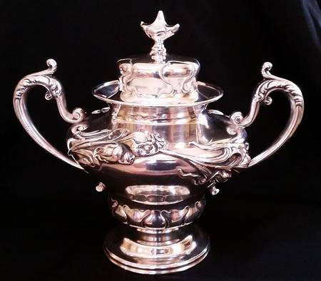 1619 (Silverplate, Hollowware) Sugar Bowl & Lid