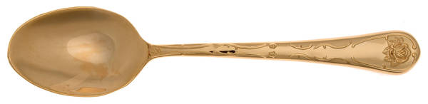 DVO1G (Gold Electroplate) Place/Oval Soup Spoon
